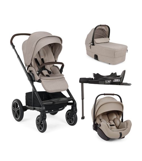 Mixx Next Stroller and Carry Cot, Arra Flex Car Seat and Base Curv Bundle