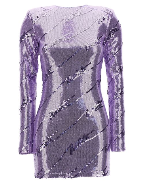 Sequin Dress — Purple