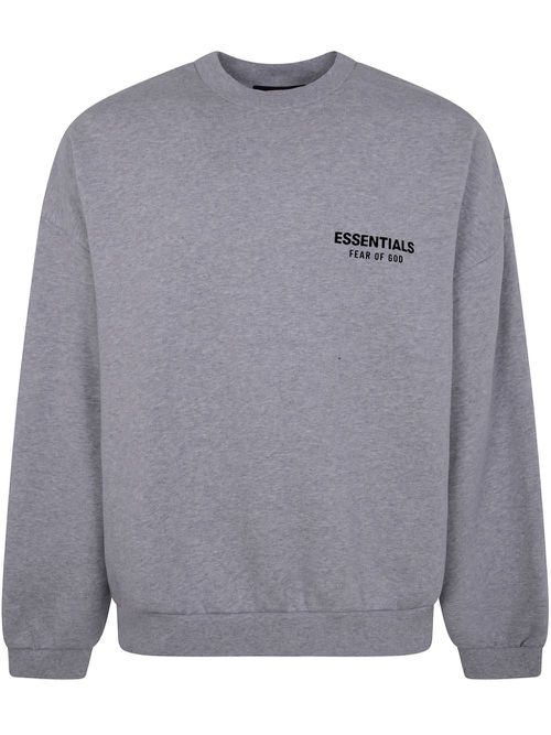 Raised-logo sweatshirt - Grey
