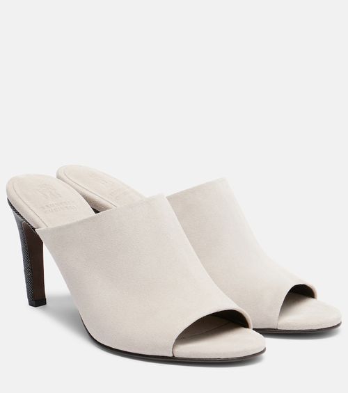 Monili suede mules