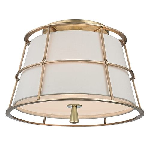 Savona 2-Light Ceiling Light in Aged Bra