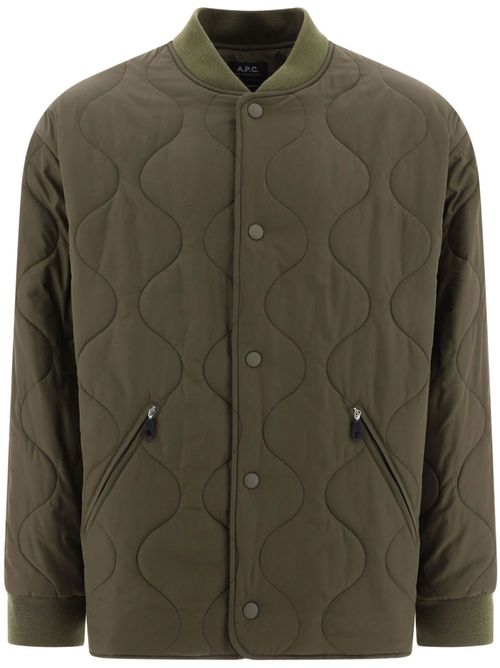 Florent quilted bomber jacket - Green