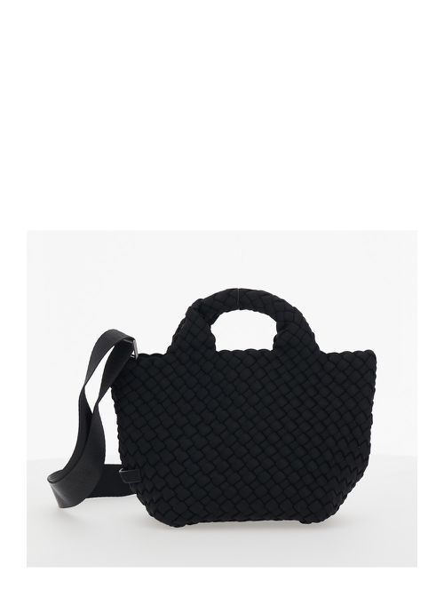 St Barths Mini Handbag with Adjustable and Removable Shoulder Strap Internal Zip Pouch in Black Ecoleather for Women Hand Bags - Women