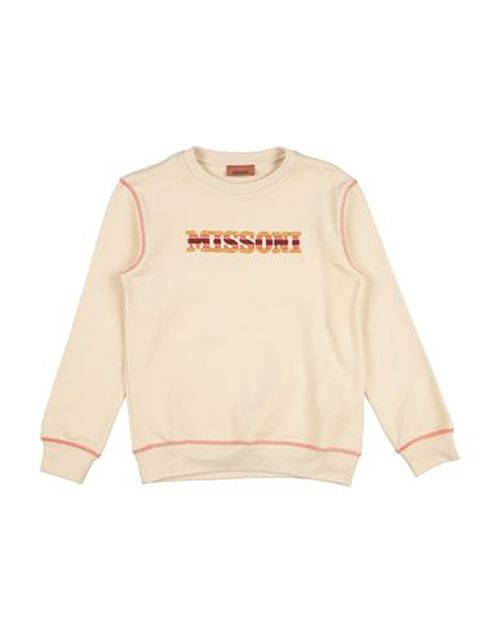 Kid Boy Sweatshirt Beige Size 10 Cotton