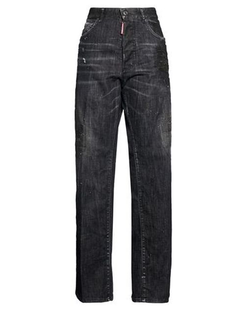 Woman Jeans Black Size 0 Cotton, Elastane