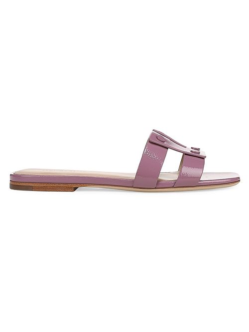 Women's Via Slide Leather Sandals - Orchid Haze