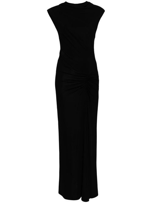 Simkhai Acacia ruched-detail midi dress - Zwart