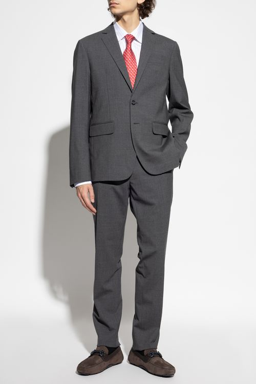 Wool Suit, Men's, Grey