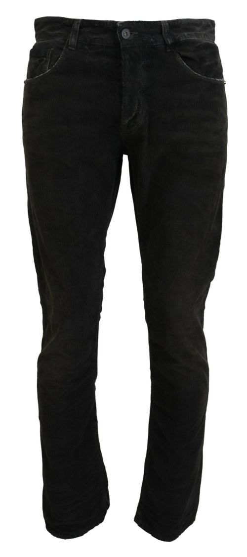 Cotton Corduroy Jeans — Gray