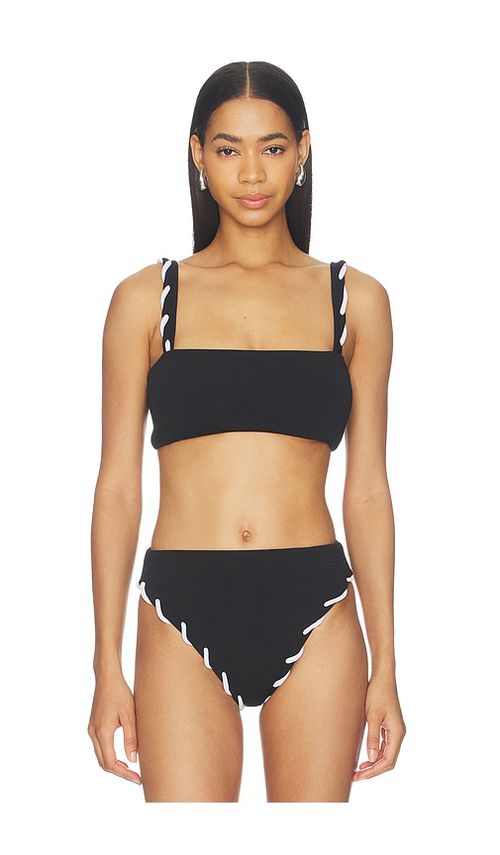 Nau Bikinis Contour Bikini Top in Black. - XS also in S
