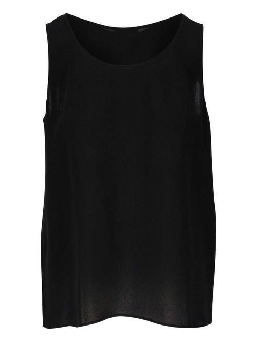 Lafayette 148 silk top - Black