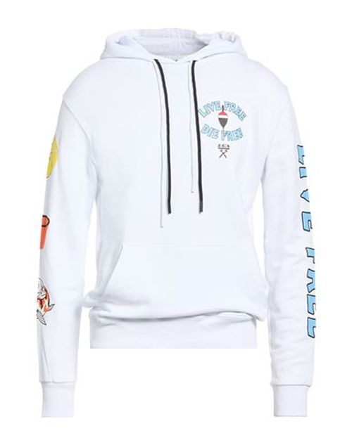 Man Sweatshirt White Size L Cotton