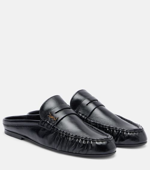 Le Loafer leather mules