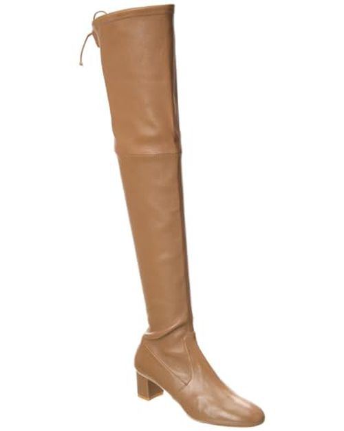 Stuart Weitzman Sofia City 50 Leather Over-The-Knee Boot