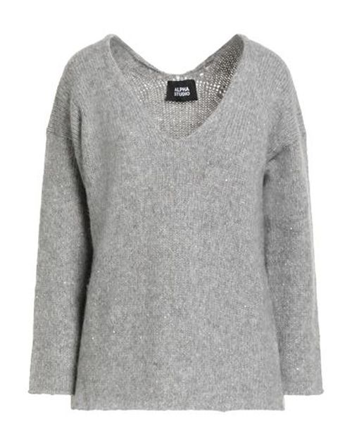Woman Sweater Grey Size 4 Polyester, Alpaca wool, Nylon, Wool