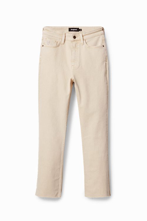 Flared cropped jeans