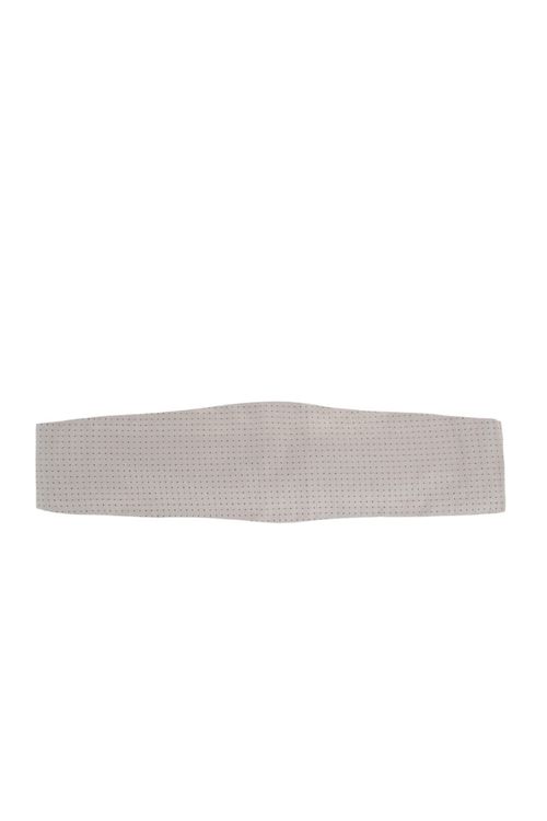 Grey Textured tuxedo cummerbund Belt
