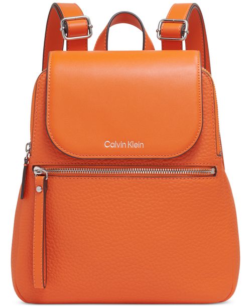 Garnet Triple Compartment Backpack - Mandarin