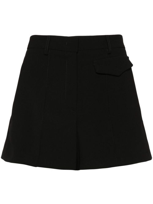 Seam-detail shorts - Black