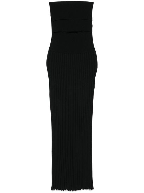 Slash maxi dress - Black