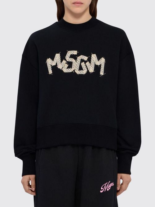 Sweatshirt Woman color Black
