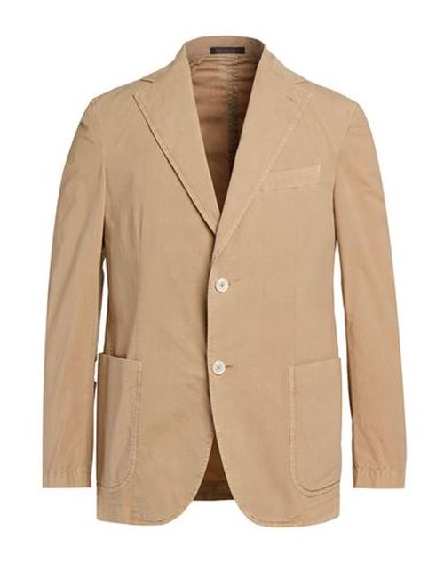 Man Blazer Sand Size 36 Cotton, Elastane