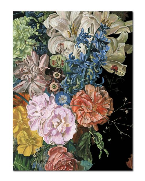 Wall Decor Baroque Floral I Gallery Wrapped Canvas Wall Art