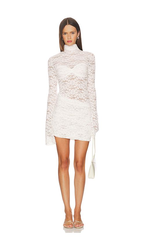 Bananhot Francisca Mini Dress in Cream. XL. Also in L, M