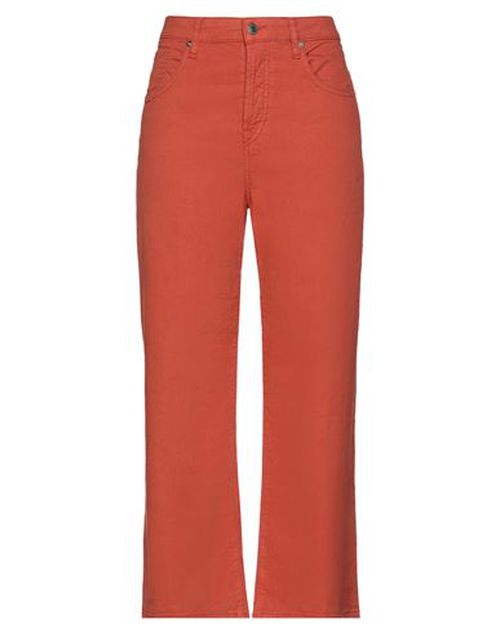 True Nyc Woman Pants Rust Size 26 Cotton, Linen, Elastane