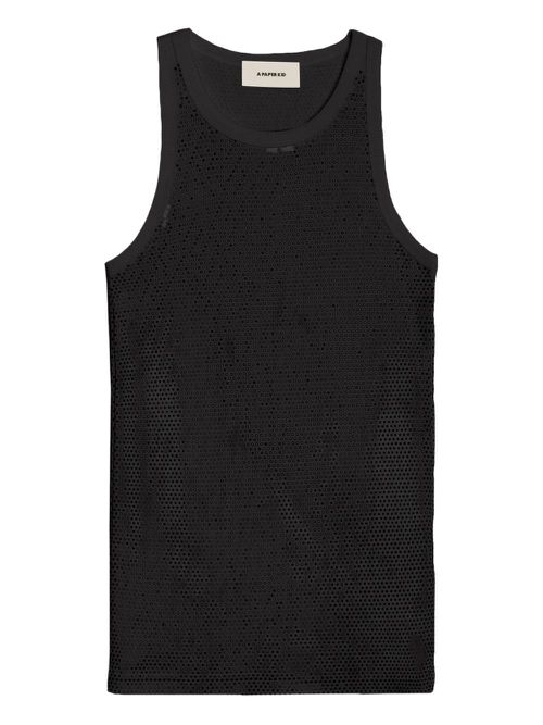 A Paper Kid rhinestone-embellished tank top - Black