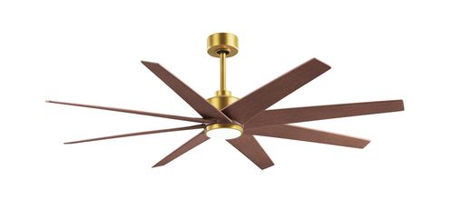 Brushed Brass 64" Ceiling Fan from the Ariella-LK Collection