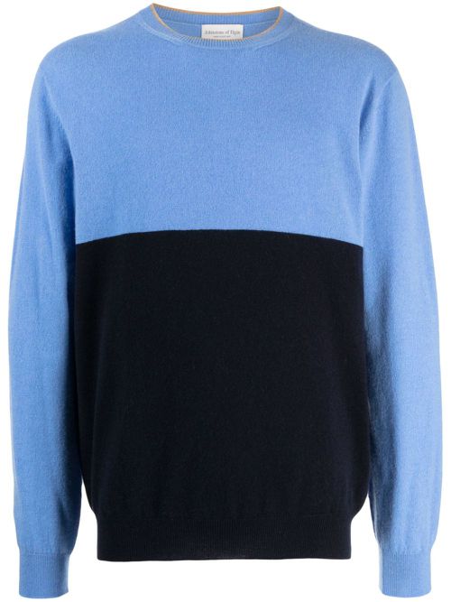 Fine-knit cashmere jumper - Blue