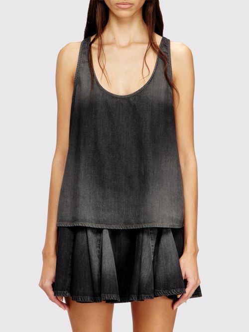 Top Woman color Black