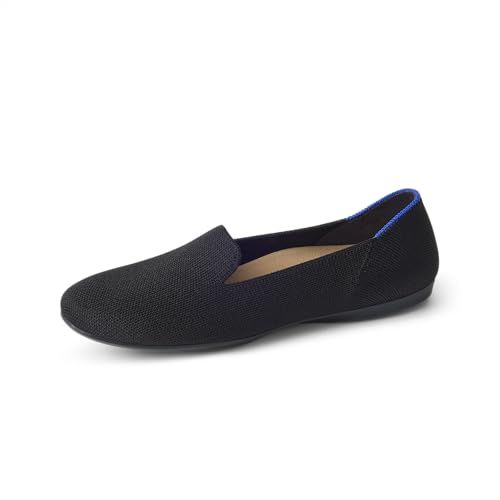 Rothy's The Women's Daily Loafer, New Slip-On Shoes with Cushioned Arch Support for All-Day Wear, Sustainable & Washable, Black