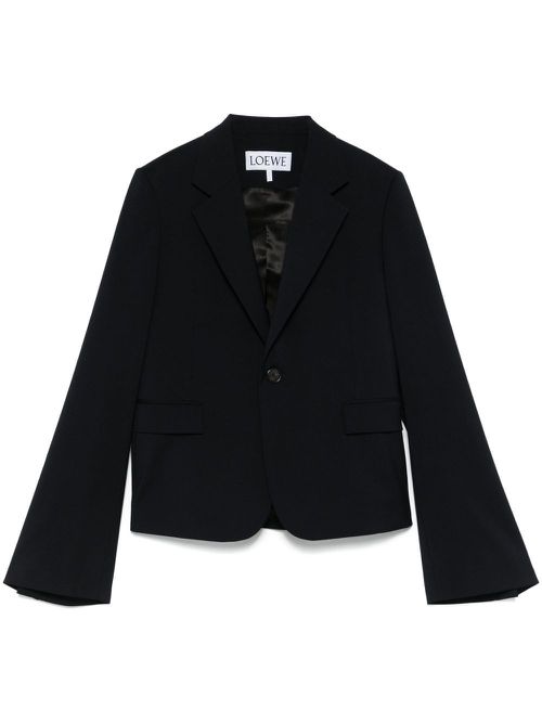 Wool Single-Breasted Jacket