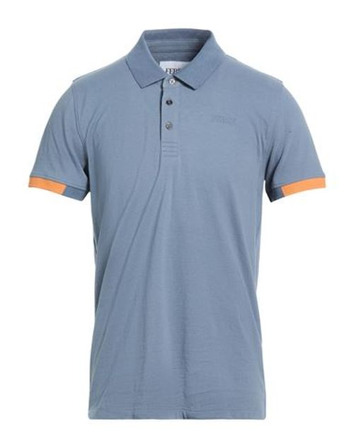 Man Polo shirt Light blue Size M Cotton
