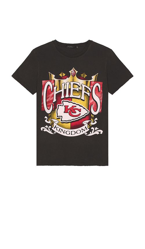 Junk Food VINTAGE-T-SHIRT CHIEFS KINGDOM in Black. Größe XL/1X. Also in XS, S