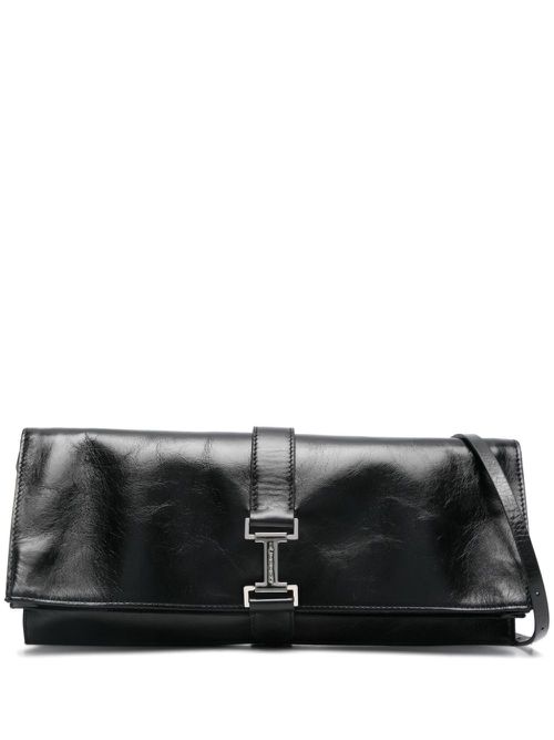 Leather shoulder bag - Black