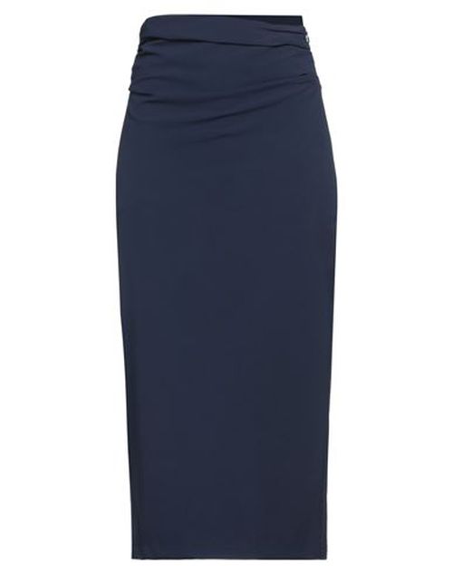 Semicouture Woman Midi skirt Midnight blue Size 2 Polyester, Viscose, Elastane