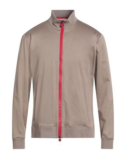 Man Sweatshirt Sand Size 3XL Cotton, Elastane