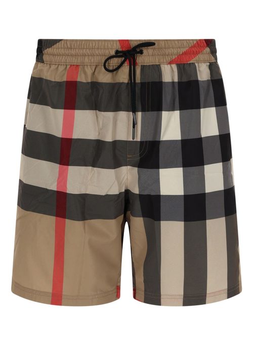 Check Swim Shorts