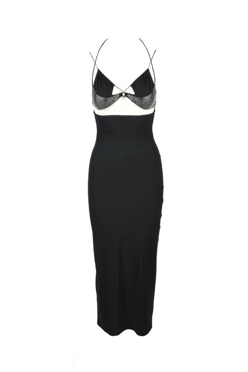 Strappy Bra-Style Midi Dress