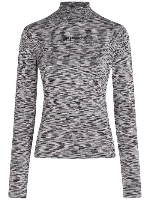 Mock-neck sweater - Grey