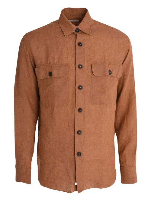 Linen shirt - Orange