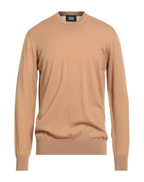 Man Sweater Marigold Size L Acrylic, Alpaca wool, Polyamide, Wool