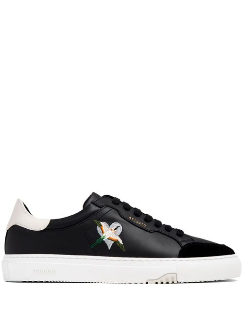 Clean 180 Heart Bird-embroidered sneakers - Black