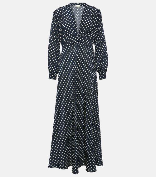 Emory polka-dot silk maxi dress