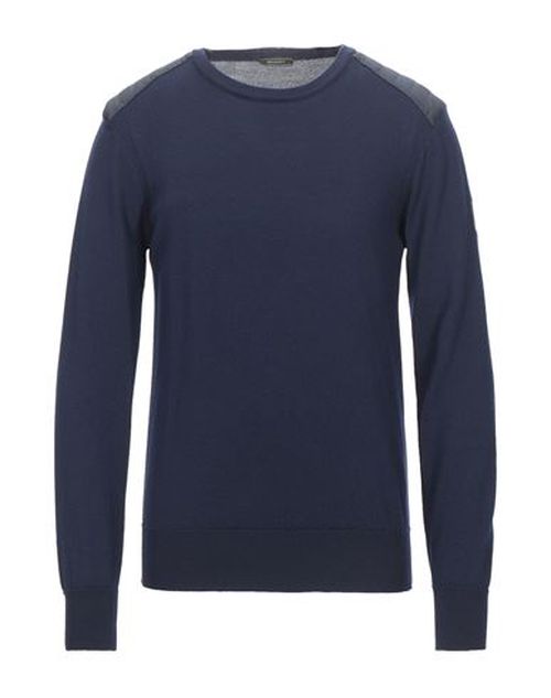 Man Sweater Midnight blue Size L Virgin Wool