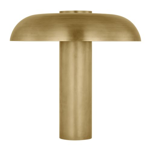 Natural Brass LED Table Lamp from the Louver Collection