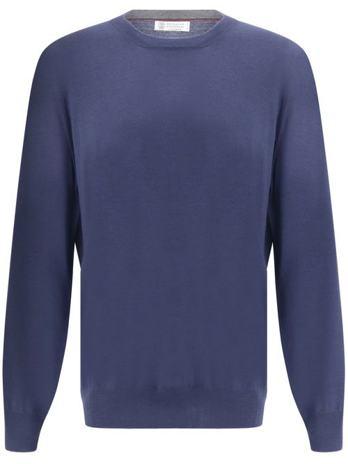 Crew-neck sweater - Blue